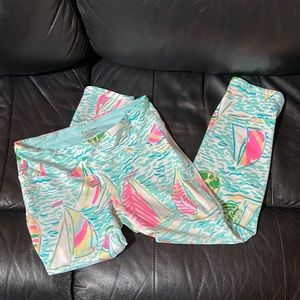 Lilly Pulitzer you gotta regatta luxletic cropped leggings